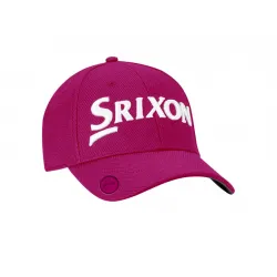 Srixon Cap Ball Marker Rapsberry Pink/White