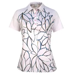Callaway Linear Floral SS Polo