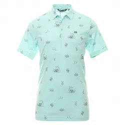 Travis Mathew All The Tacos Heather Turquoise