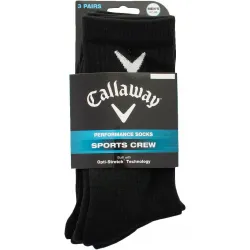 Callaway Sock Sport Crew 3Pk 1 Size