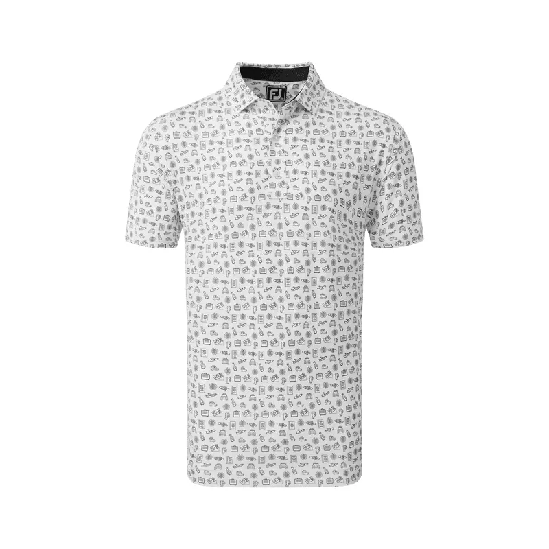 FJ Travel Print White