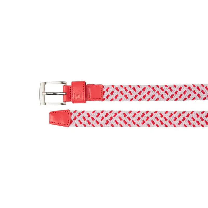 FJ Braided Belt Ladies Red