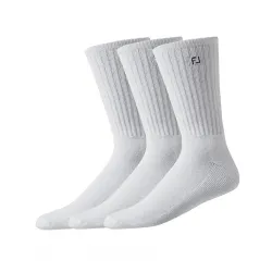 FJ ComfortSof Sock White