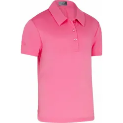 Callaway Micro Hex Solid Youth Polo Fruit Dove