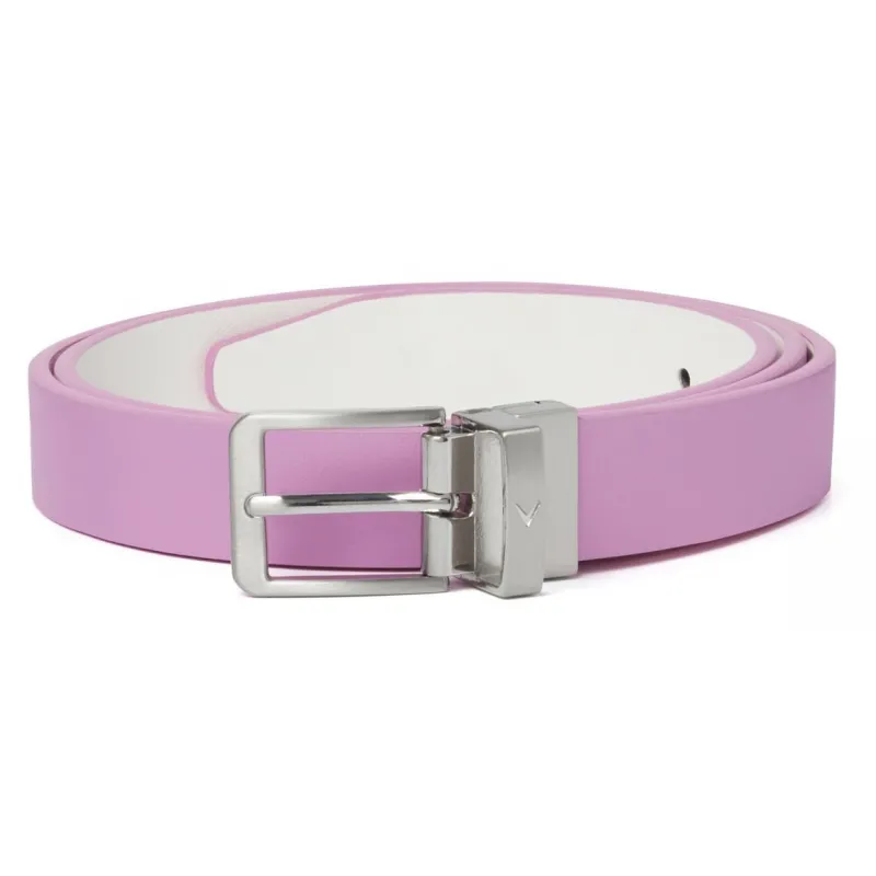 Callaway Womens Sleek Modern Belt Pink/WHITE