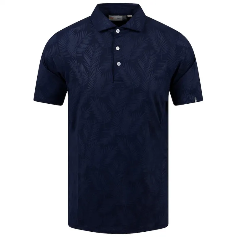 Kjus Motion Embossed Polo Atlanta Blue