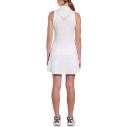 Callaway Flounce Dress Briliant White
