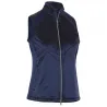 Callaway Engineered Chev Quilted Vest Peacoat