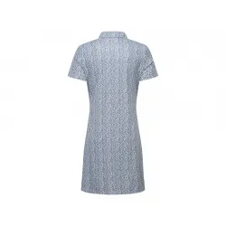 FJ Animal Print Dress White/Sky