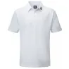 FJ Junior Stretch Pique Solid White