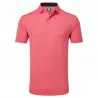 FJ EU Stretch Lisle Dot Print Pink