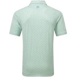 FJ EU Figure Print Lisle Pistachio