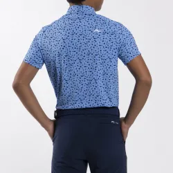 Kjus Boys Golfer Polo S/S Cerulean/Atlanta Blue