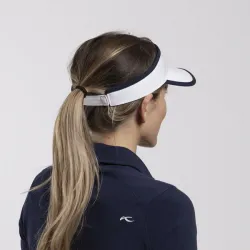 Kjus Women Chloe Visor White/Atlanta Blue