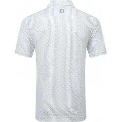 FJ EU Figure Print Lisle White