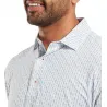 FJ EU Figure Print Lisle White