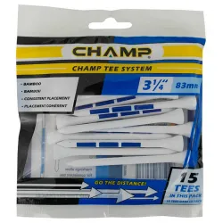 CHAMP bamboo tees 15 ks - 83mm