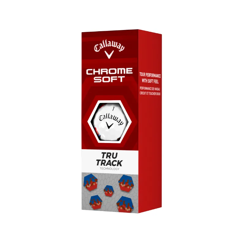 Callaway Chrome Soft Red/Blue Tru Track